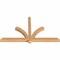 Ekena Millwork Redmond Smooth Timber Gable Bracket, Western Red Cedar, 72"W x 42"H x 3 1/2"D x 3 1/2"F, 14/12 Pitch GBW072X42X0404RED00SWR - alternate 5